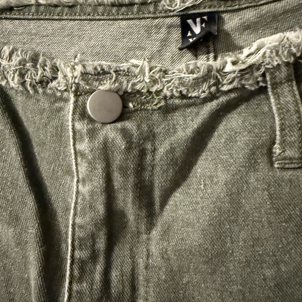 Green Straight Leg Jeans